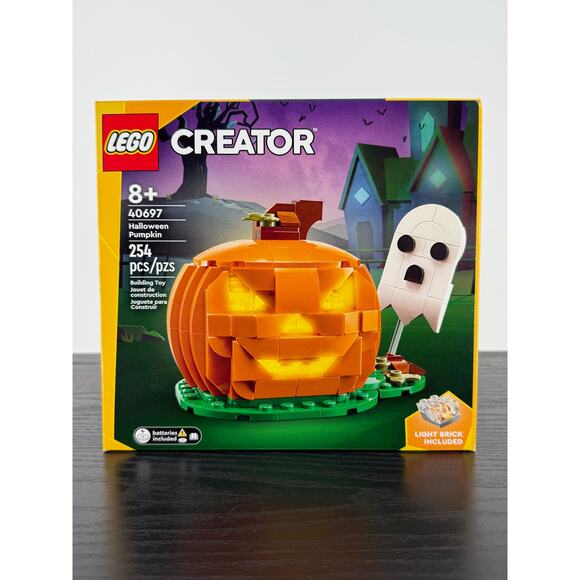 Sealed Promo 2024 Lego Creator Halloween Pumpkin with Light Brick 40697 - Picture 1 of 8